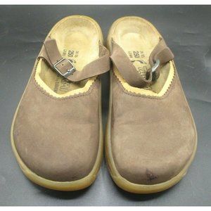 Birkenstock Tatami Brown Sz 8.5 EUR 39 Nubuck Leather Mary Jane Clog